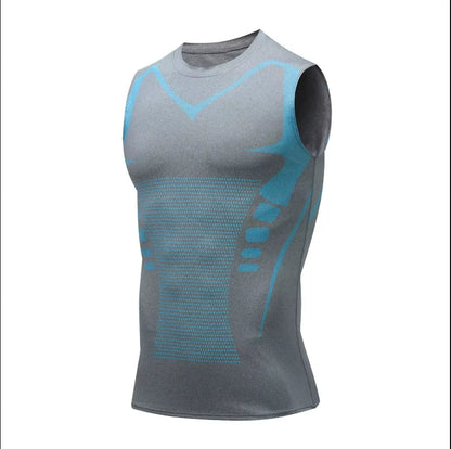 SculptPro™ – Men's Ionic Slimming Compression Vest